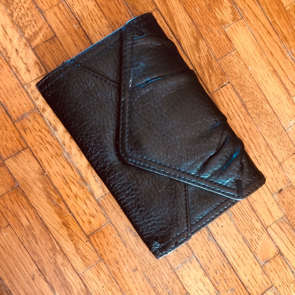 Black mini clutch